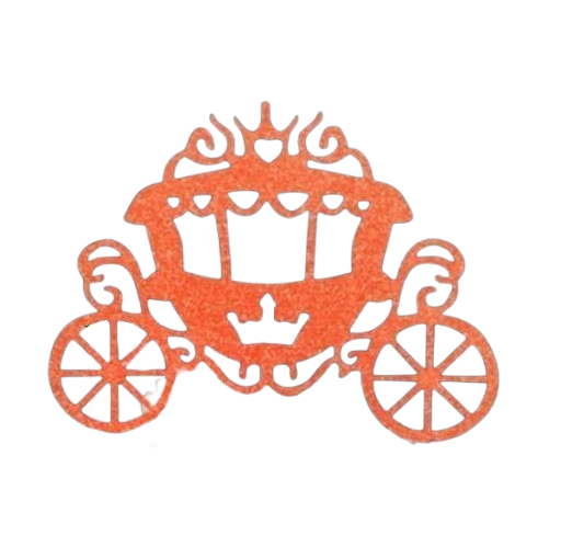 Топер у весільний торт 13x8 см Червоний (0018)