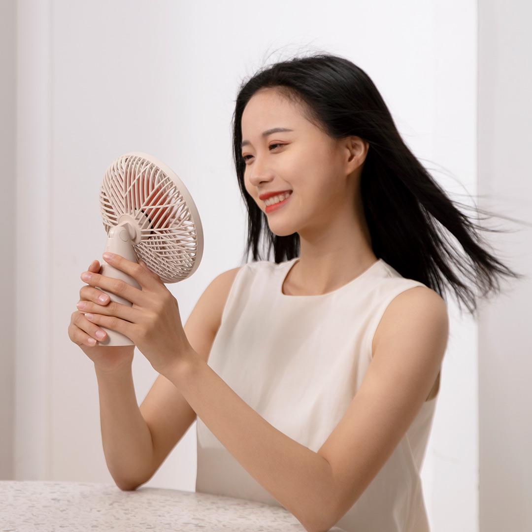 Портативний вентилятор Sothing Forest Desktop Fan (DSHJ-S-1907) 4000 мАг Red - фото 5 Портативний вентилятор Sothing Forest Desktop Fan (DSHJ-S-1907) 4000 мАг Red - фото 5