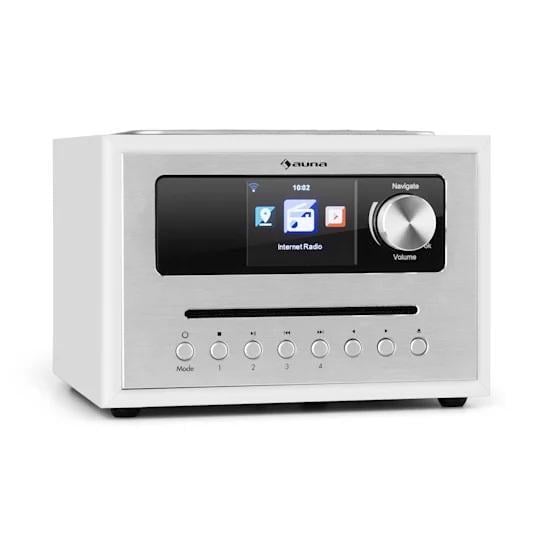 Интернет-радио Auna Silver Star CD Cube 10Вт (10033004)