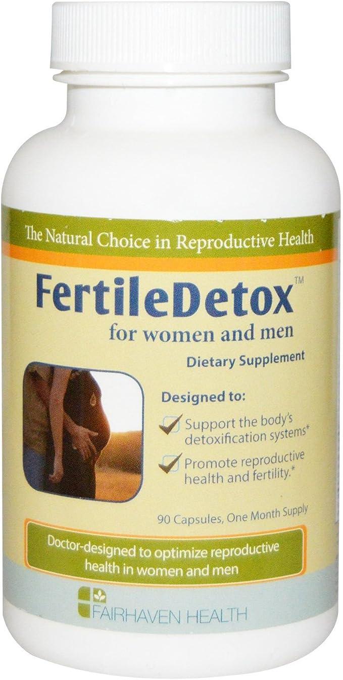 Вітамінно-мінеральний комплекс Fairhaven Health FertileDetox for Women & Men 90 Veg Caps