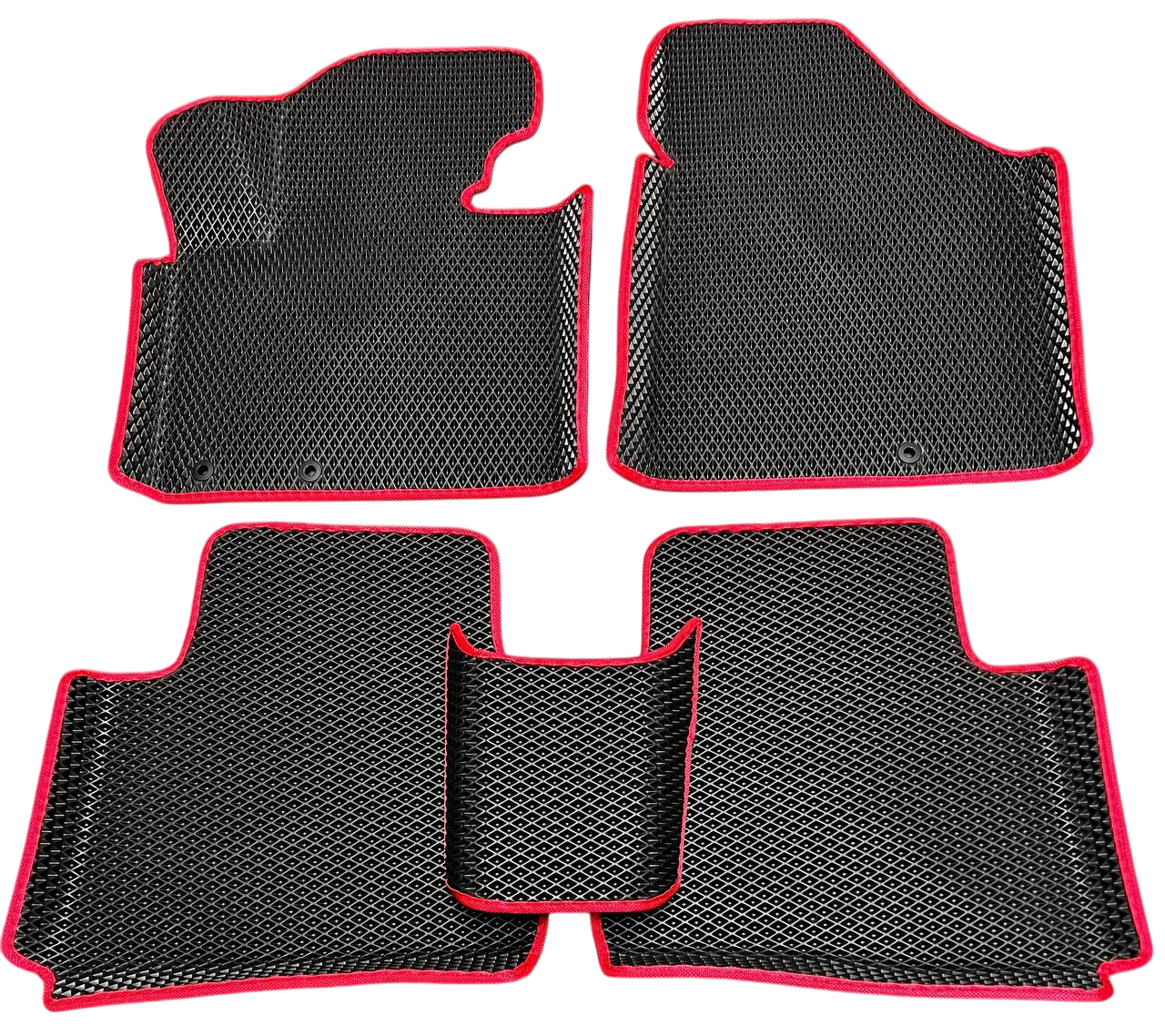 Коврики с бортиками EVA в салон с 3Д лапой для Kia Sorento 2009-2013 гг. (2459859966)