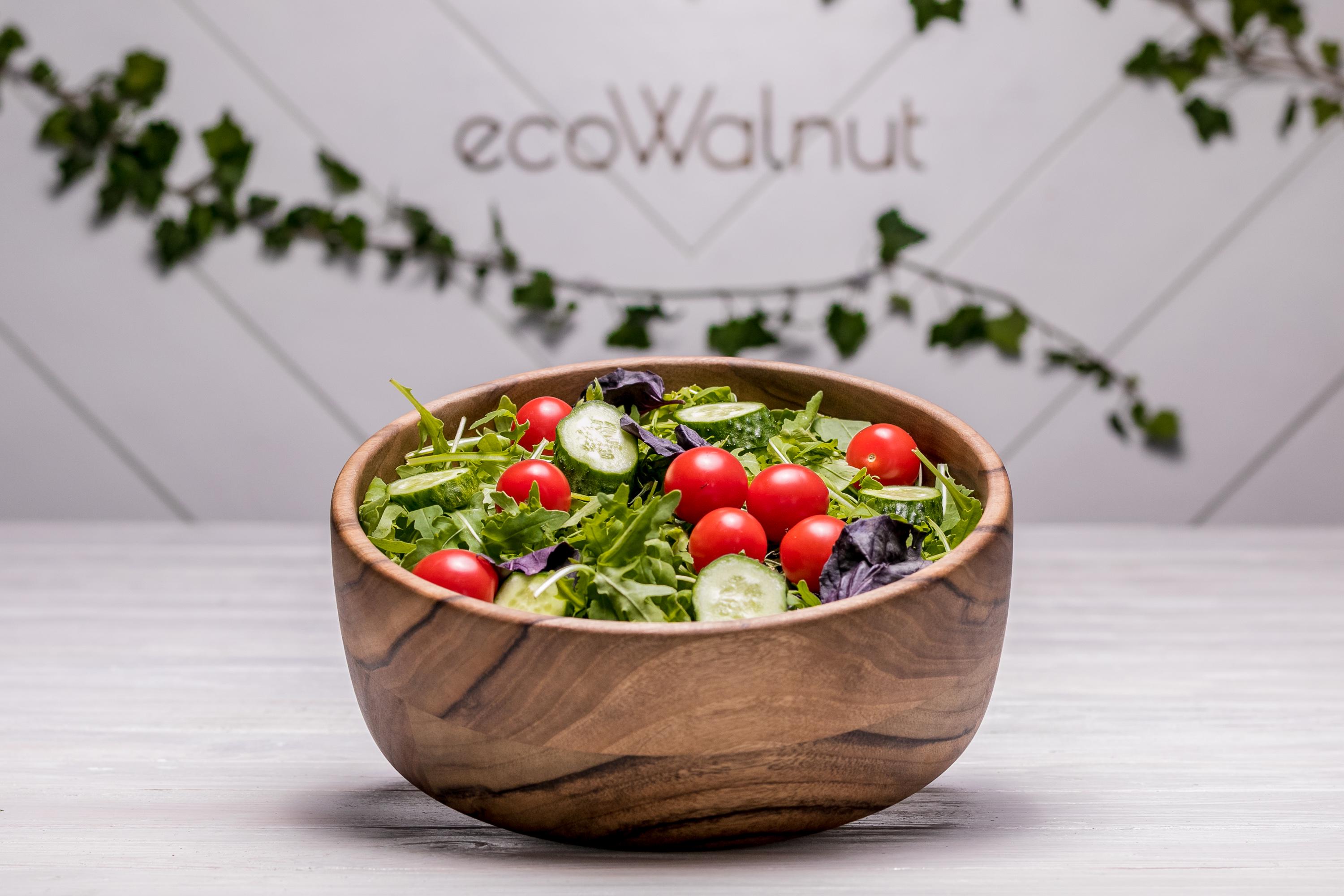 Салатница деревянная EcoWalnut L (EK-25.2) - фото 2 Салатница деревянная EcoWalnut L (EK-25.2) - фото 2