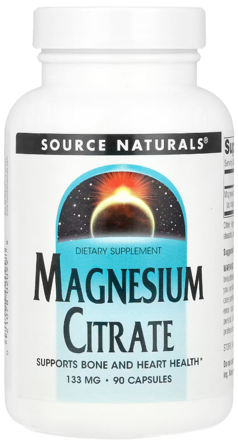 Цитрат магния Source Naturals Magnesium Citrate 113 мг 90 капсул
