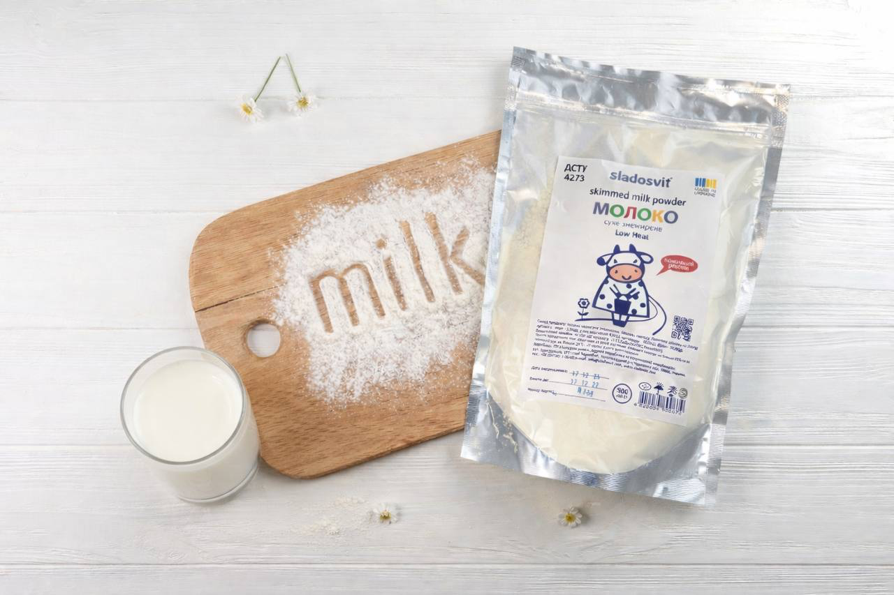 Молоко сухе Sladosvit знежирене 500 г (33029292)