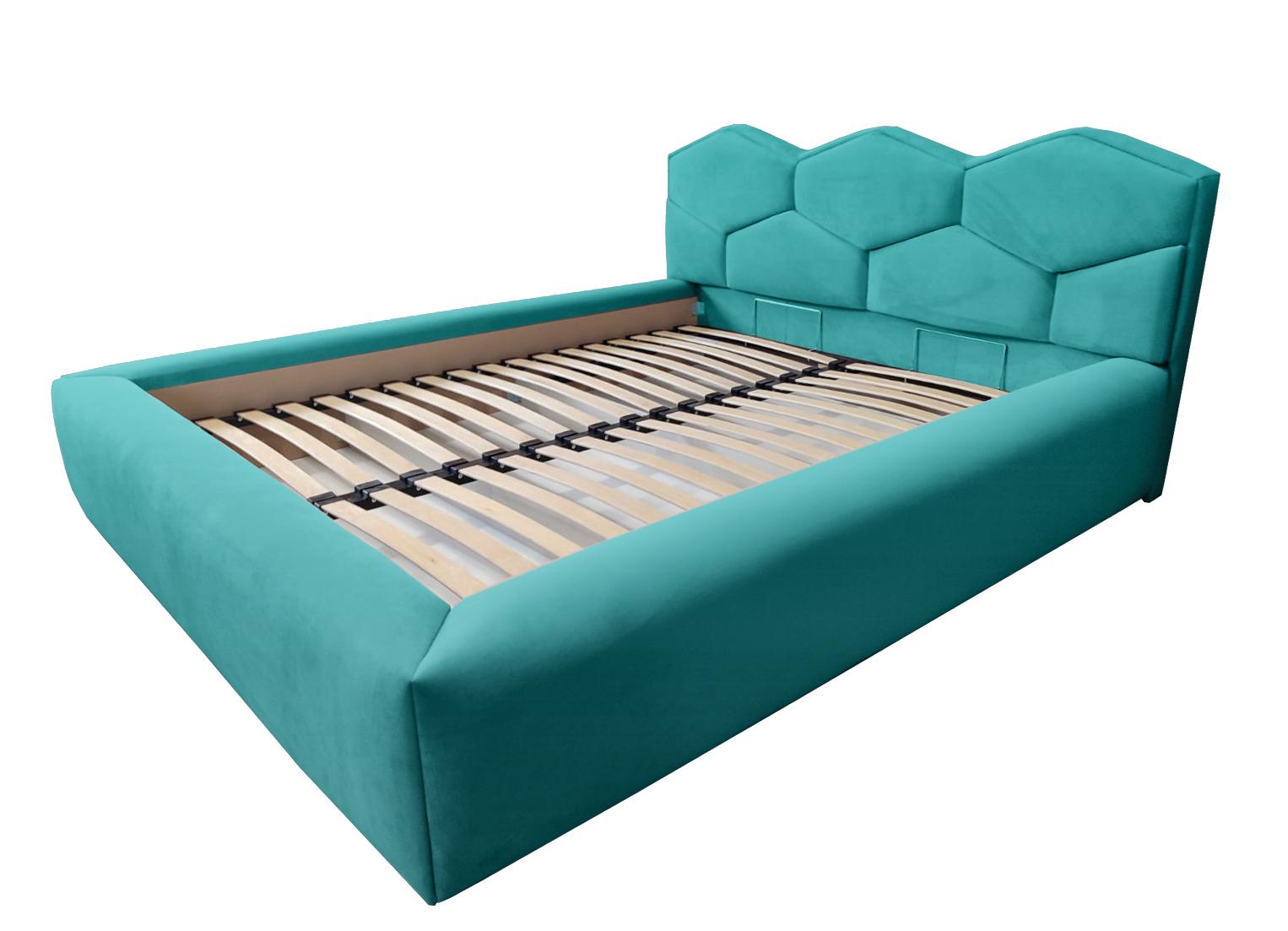 Ліжко Allure Олівер 180х200 см Ocean - фото 1 Ліжко Allure Олівер 180х200 см Ocean - фото 1