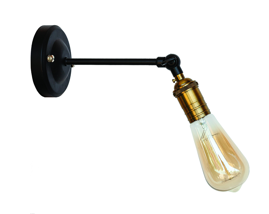 Бра Levistella Lofty подвижное с патроном AMP17 Черный/Бронзовый (1963530361)