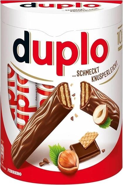 Шоколадные батончики Duplo Hazelnut 10 plus 1 gratis 182 г (23333294)