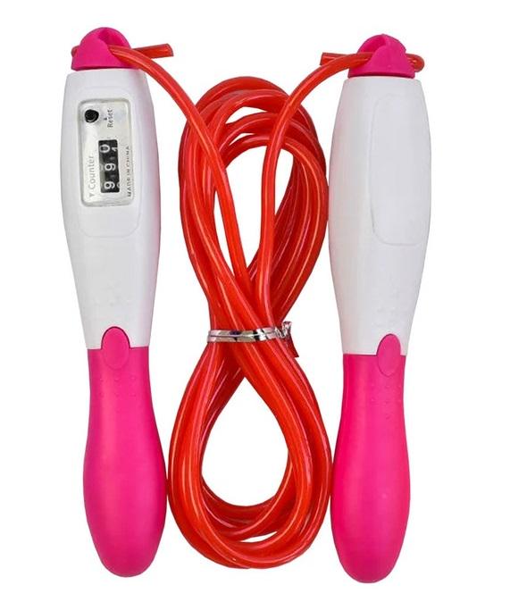 Скакалка со счетчиком X-Treme 2,6м Розовый (888-22)