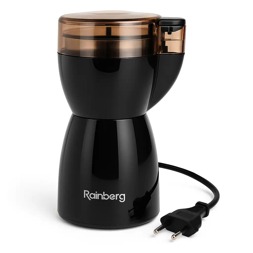 Кавомолка електрична Rainberg RB-2206 роторна 600 Вт 85 г (33160185)