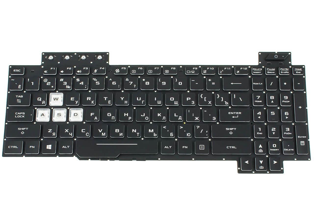 Клавиатура для ноутбука Asus FX505GM подсветка клавиш (0KNR0-661PRU00)