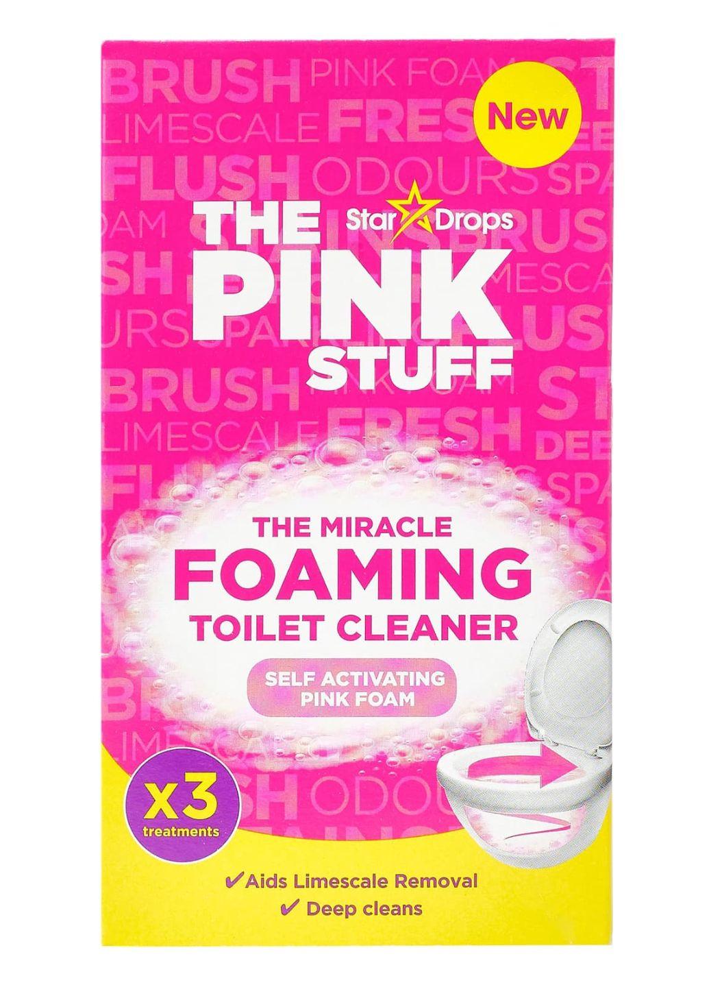 Порошок для чищення унітазу The Pink Stuff The Miracle Foaming Toilet Cleaner 3x100 г (Е-01730)