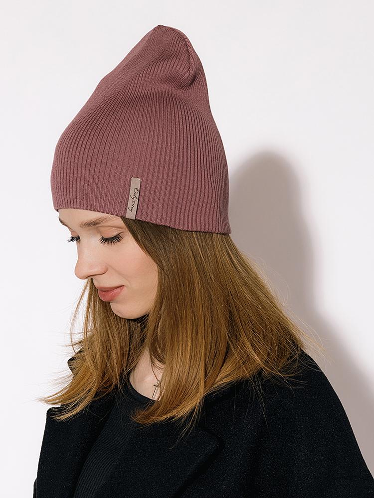 Шапка жіноча 56-58 см Ліловий (ЦБ-00226812)