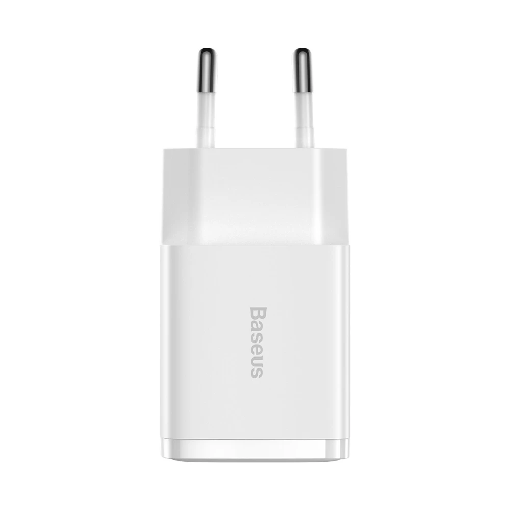 Зарядное устройство для телефона BASEUS Compact Charger 2U 10.5W EU White (19192) Зарядное устройство для телефона BASEUS Compact Charger 2U 10.5W EU White (19192)