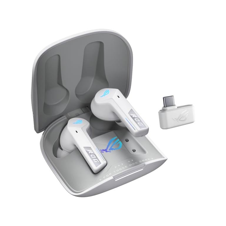 Навушники TWS Asus ROG Cetra True Wireless SpeedNova Moonlight White (90YH03Y0-BTUA10) Навушники TWS Asus ROG Cetra True Wireless SpeedNova Moonlight White (90YH03Y0-BTUA10)