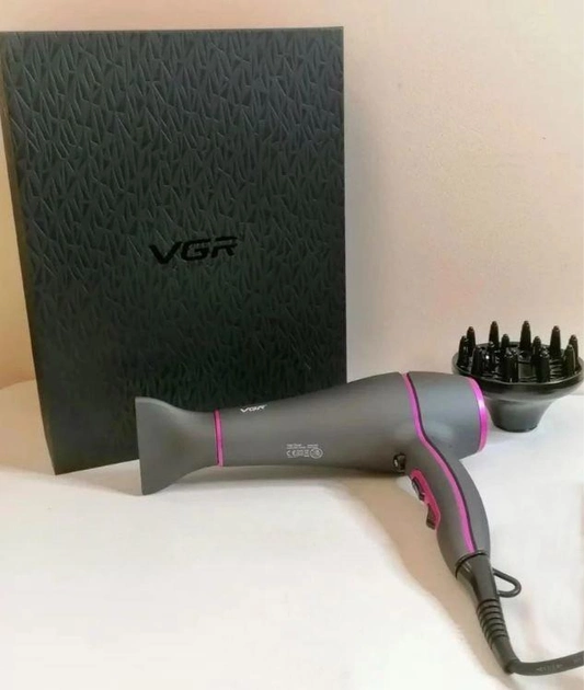 Фен для волосся VGR Hair Dryer V-402 2200 W (20390806) - фото 12