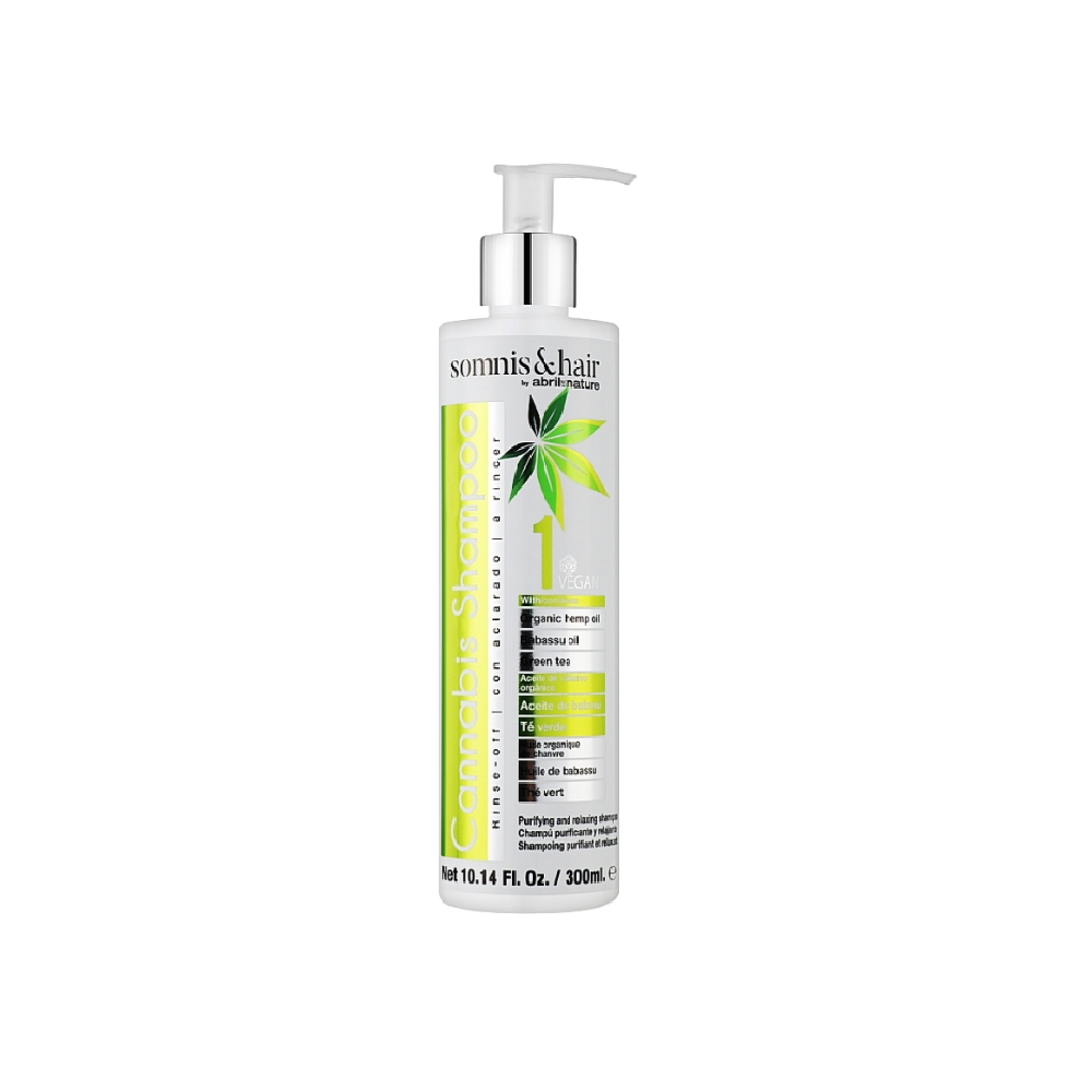 Шампунь для волосся з конопляною олією Somnis & Hair Cannabis Shampoo 300 мл (071) Шампунь для волосся з конопляною олією Somnis & Hair Cannabis Shampoo 300 мл (071)