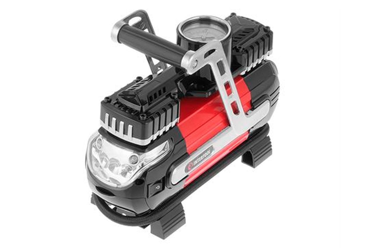 Компресор автомобільний Intertool 7барx40л/хв двоциліндровий (AC-0003)