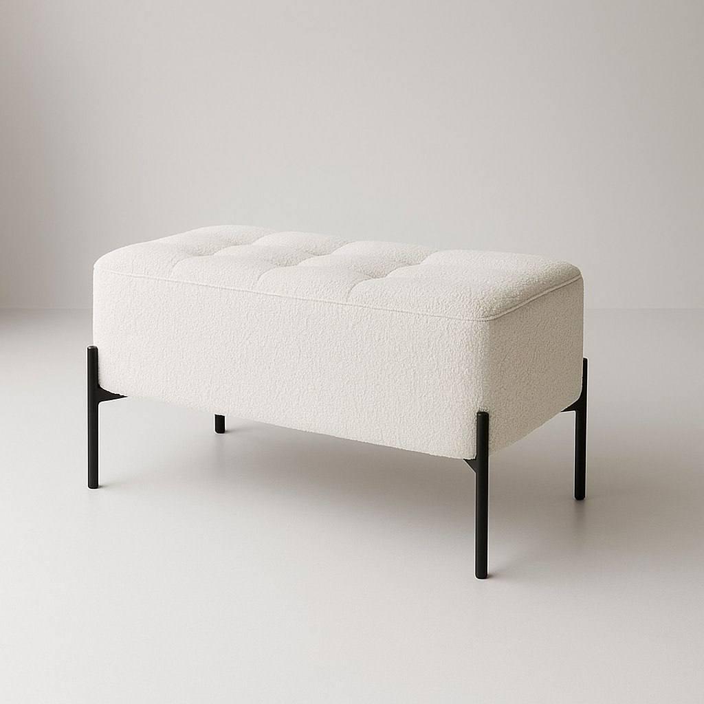 Пуф Parallel 70х40х40 см Белый(3009)