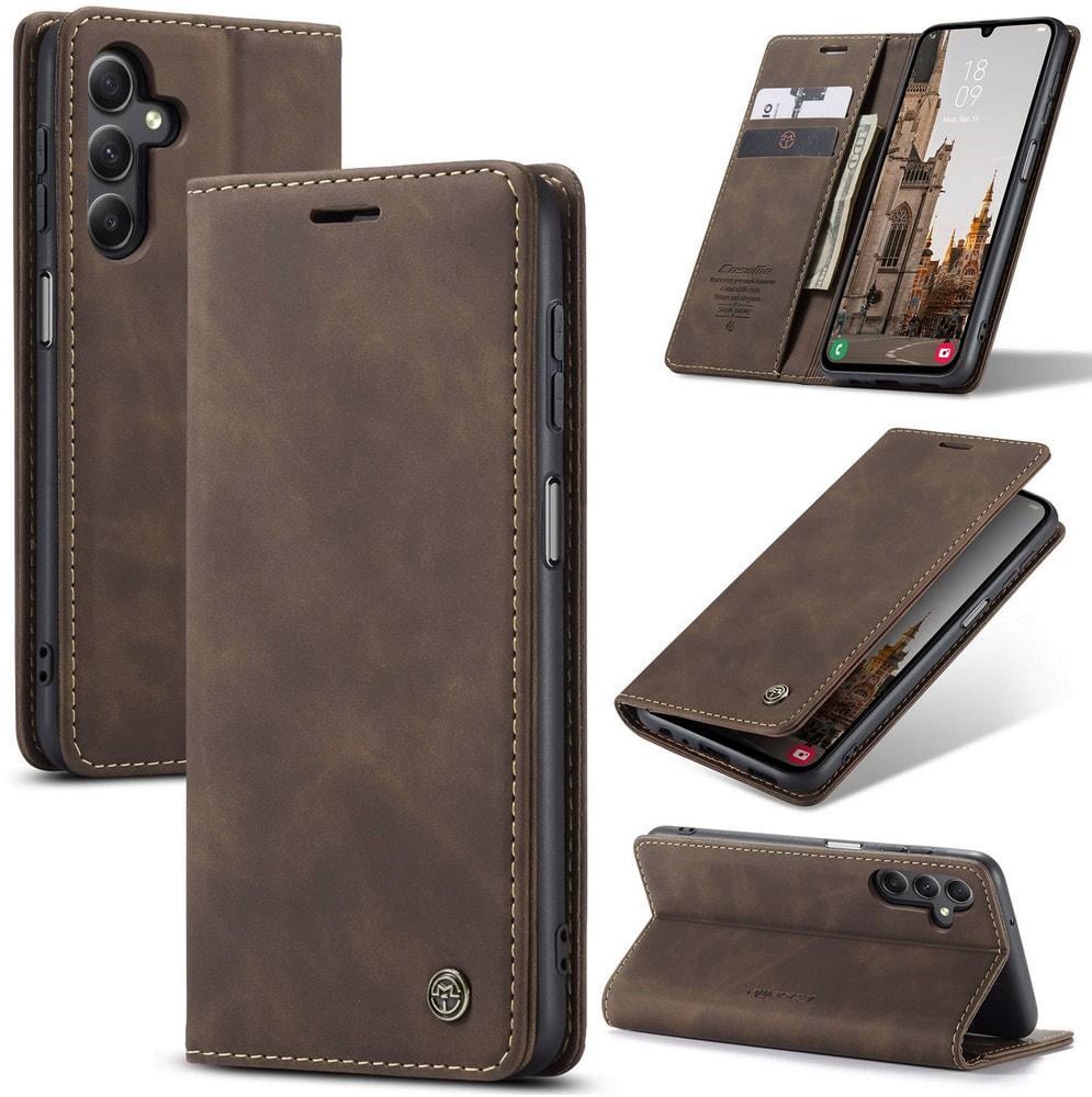 Чохол книжка з магнітом Samsung Galaxy A15 A155 CaseMe Dark Brown (35391-05) Чохол книжка з магнітом Samsung Galaxy A15 A155 CaseMe Dark Brown (35391-05)