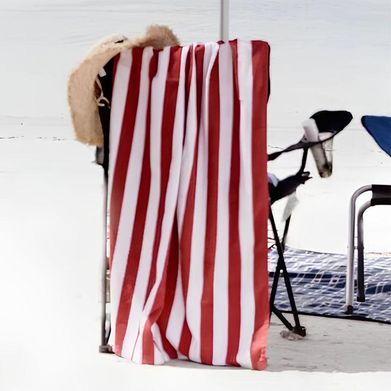 Полотенце пляжное Lovely Svi хлопок/махра XL 75x150 см Бело-красный - фото 3