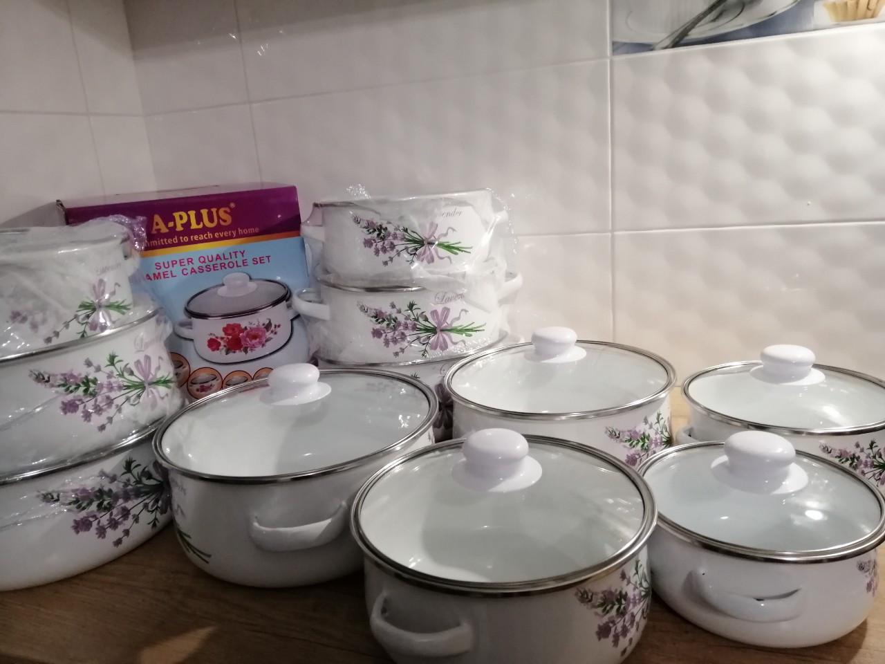 Набор кастрюль А-Плюс эмалированных 10 пр. (543) - фото 3