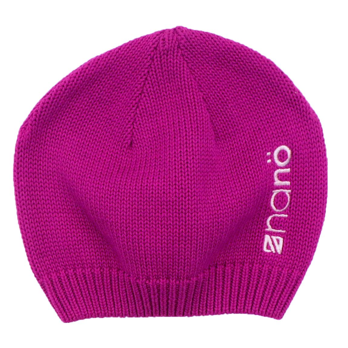Шапка вязаная для девочки Nano S18BTUT200 демисезонная 47-49 см Малиновый (S18BTUT200-MauveRose-12/24m)