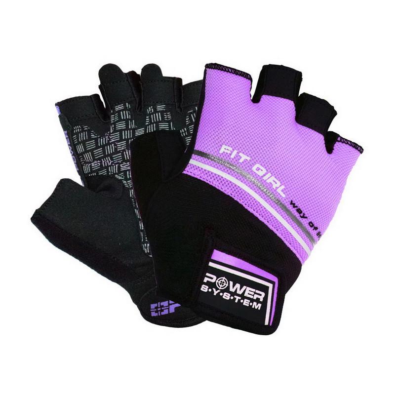Перчатки для тренировок женские Power System Fit Girl Evo Gloves 2920PU S Purple (22077-01)
