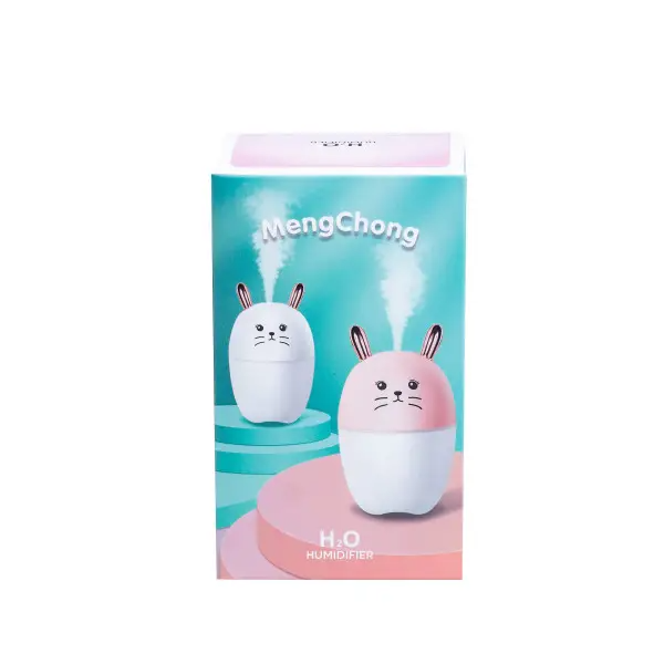 Зволожувач повітря для дитячої кімнати Зайчик 220 мл Рожевий - фото 12