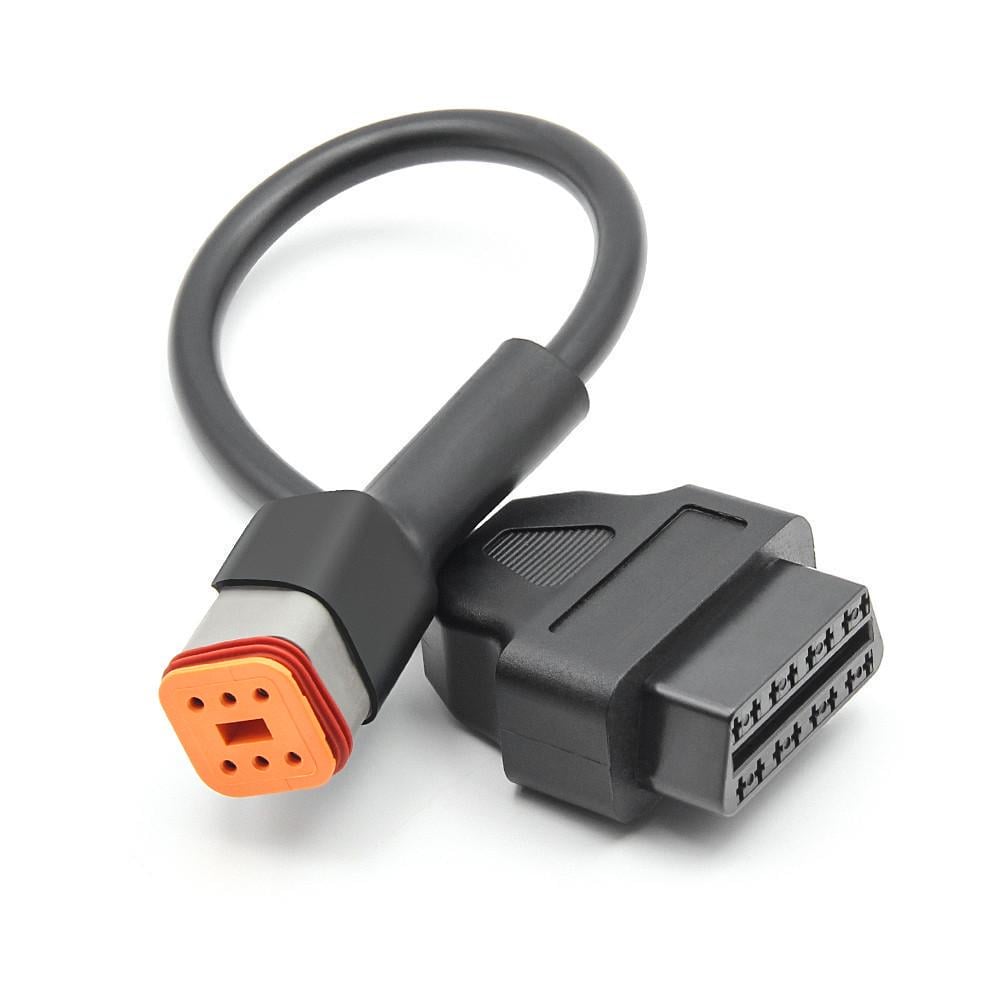 Кабель OBD2 для мотоциклов Harley Davidson 6-контактный