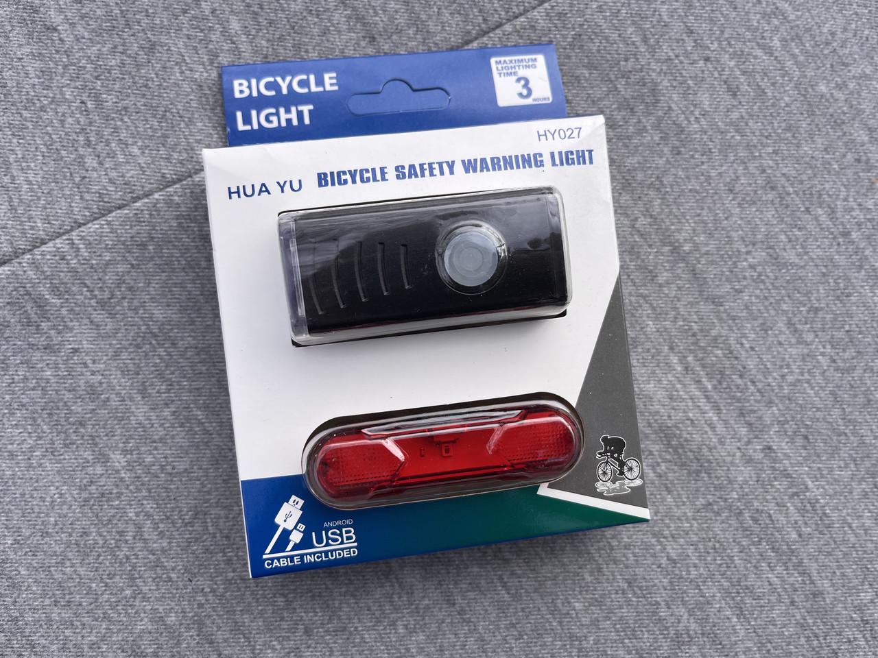 Велофара із заднім ліхтарем мигалкою RB-B14 із кріпленням - фото 10