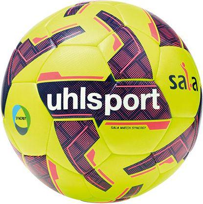 Мяч футзальный Uhlsport Sala Match Synergy 1001729 01 р. 4 Желтый/Синий/Красный