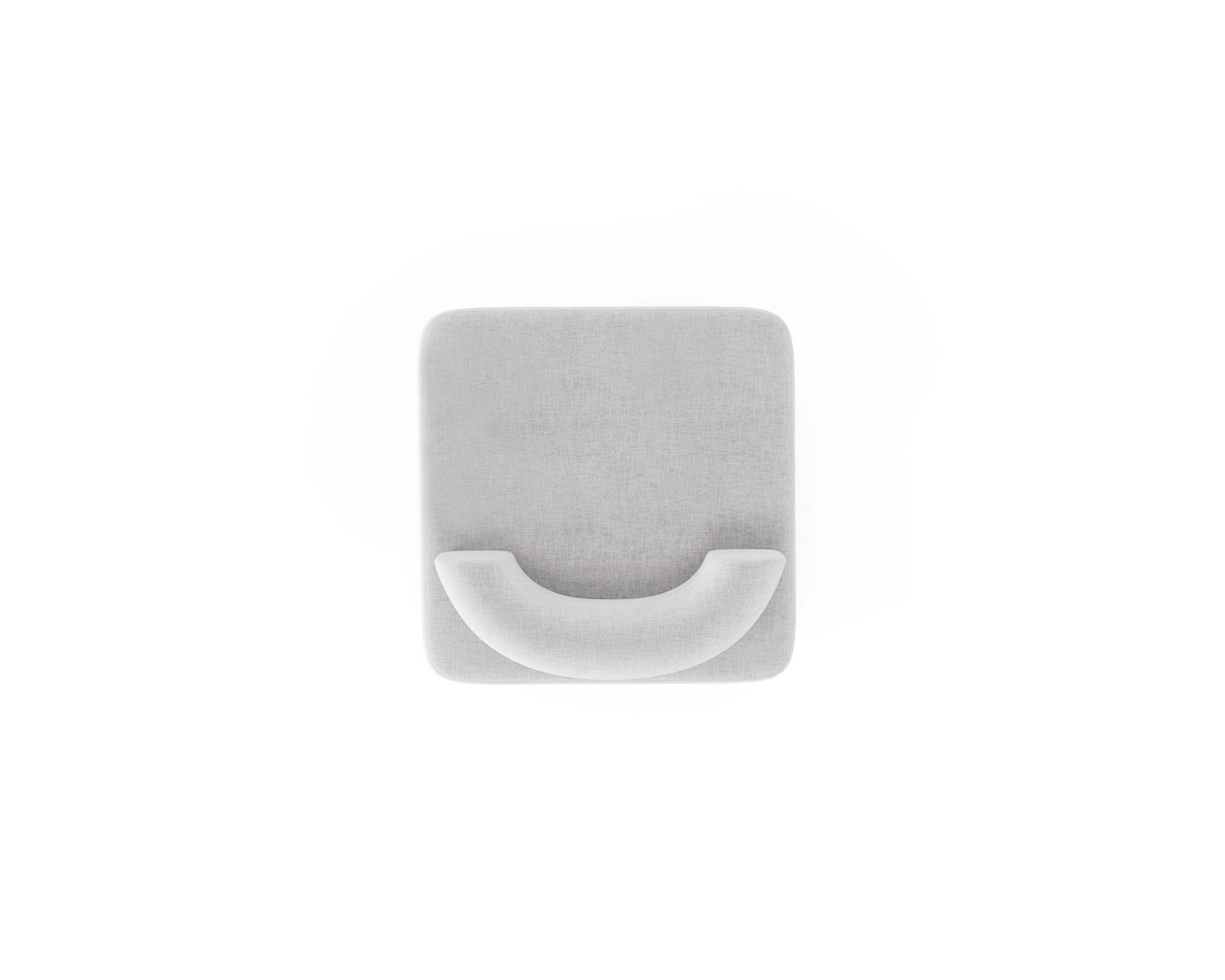 Кресло модульное Plump со встроенной розеткой и зарядкой USB 80x80x65 см Белый (0012) - фото 3 Кресло модульное Plump со встроенной розеткой и зарядкой USB 80x80x65 см Белый (0012) - фото 3