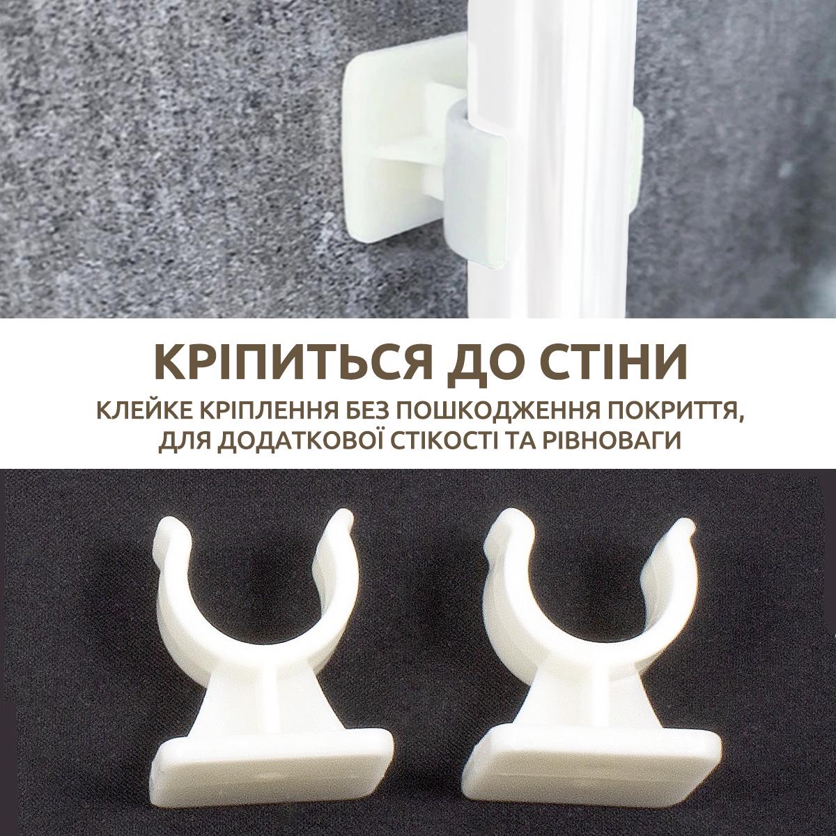 Полиця-стелаж над пральною машиною Multi Corner Shelf TM-021 Білий - фото 5