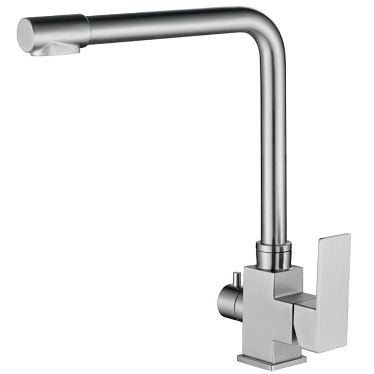 Смеситель для кухни Wezer PRO4C-02 на две воды Сатин (157859)