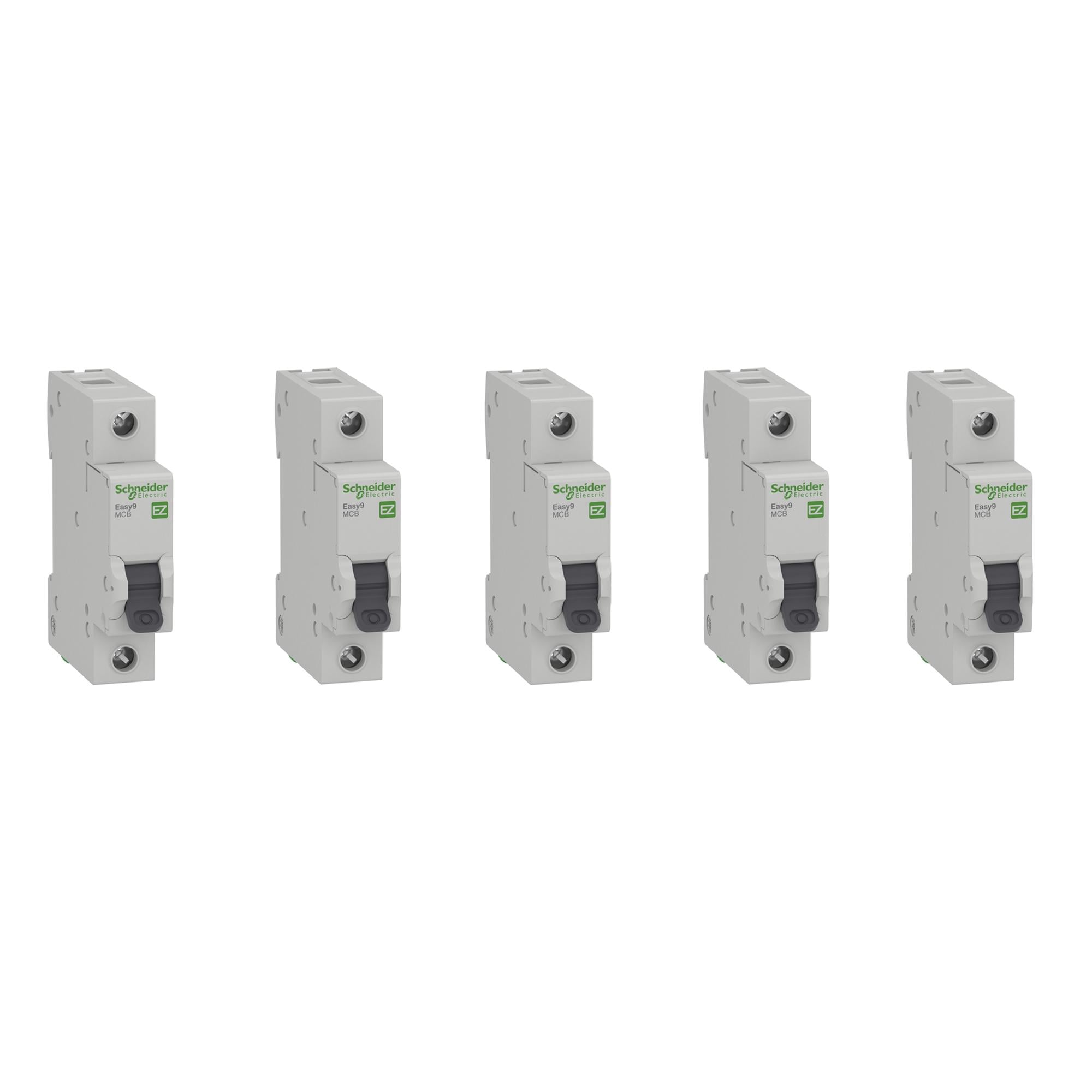 Комплект автоматичних вимикачів Schneider Electric EZ9 1Р 25А С 5 шт. (EZ9F34125)