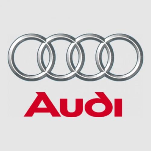Стикер Audi 3D Logo 55x33,9 см Серый/Красный (21560302)