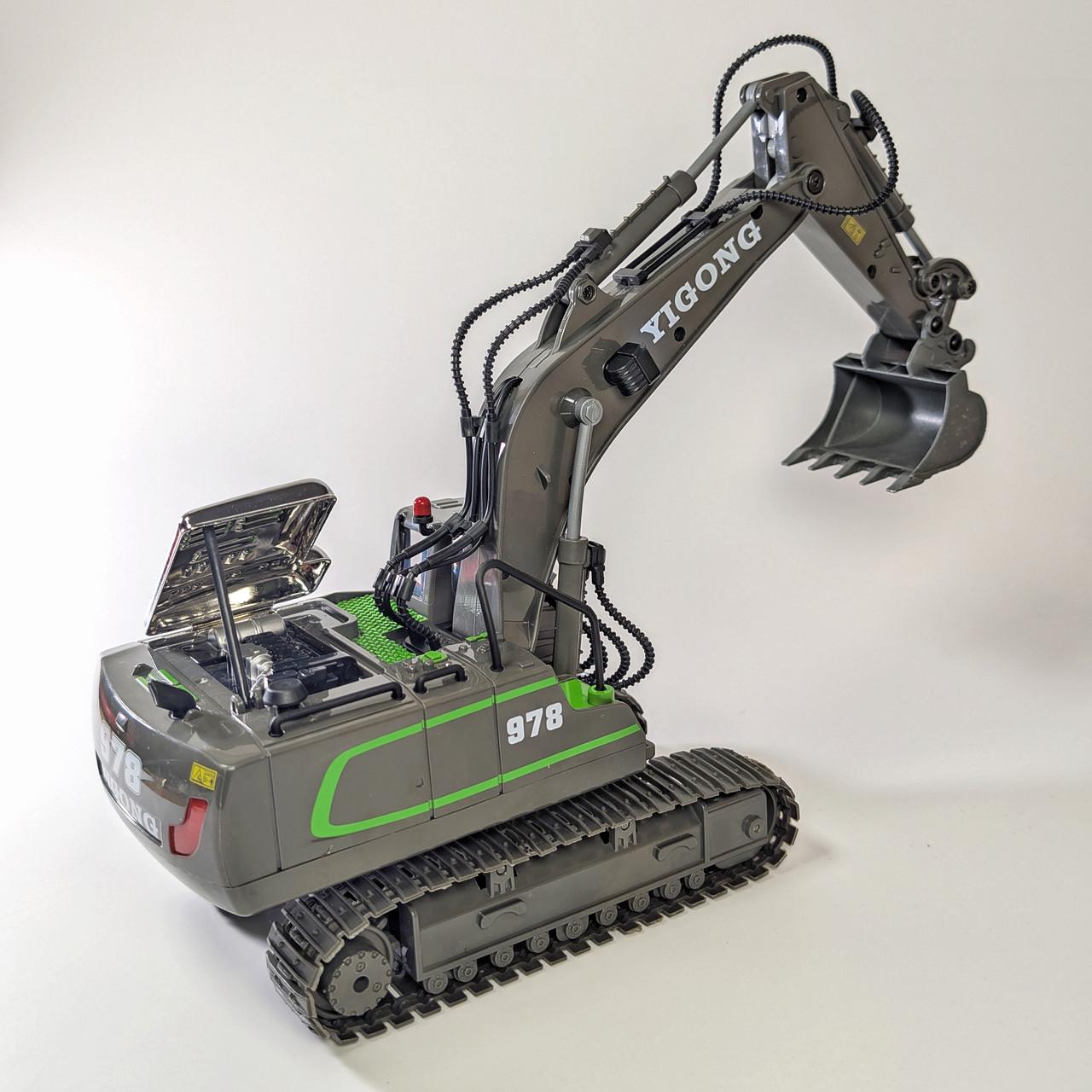 Екскаватор на радіокеруванні Yigong Чорний - фото 5 Екскаватор на радіокеруванні Yigong Чорний - фото 5