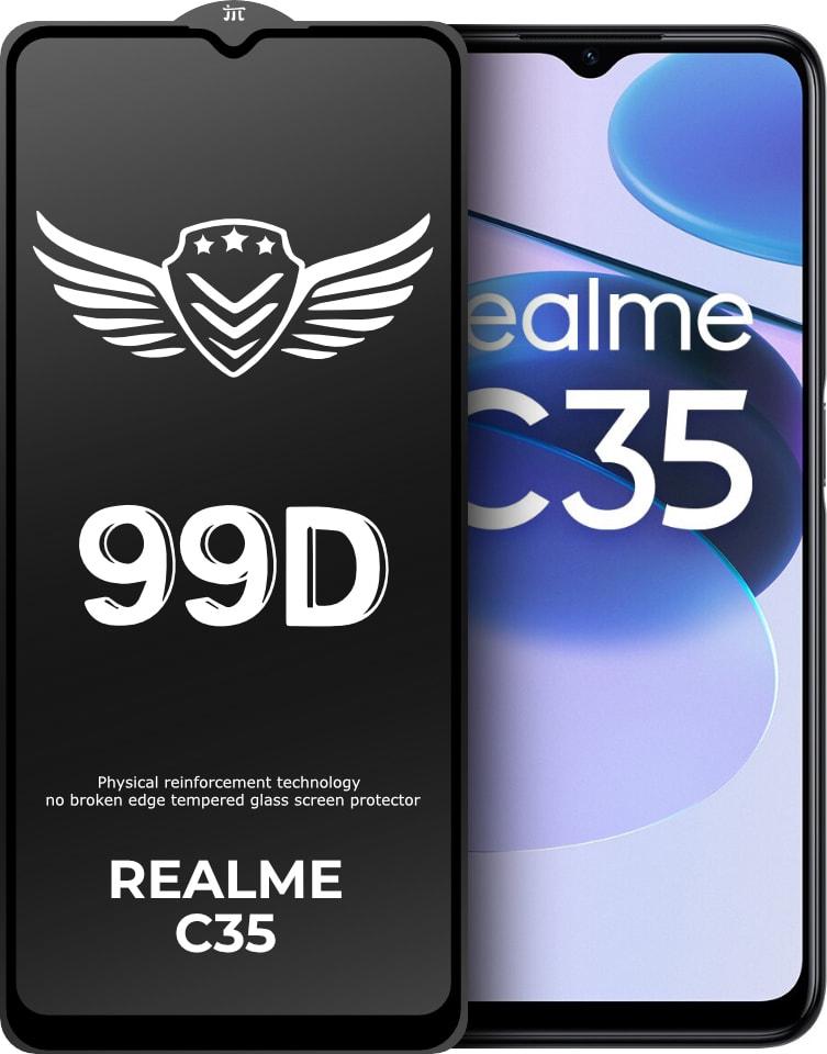Стекло защитное FlyGuard Realme C35 Full Glue (31263) Стекло защитное FlyGuard Realme C35 Full Glue (31263)
