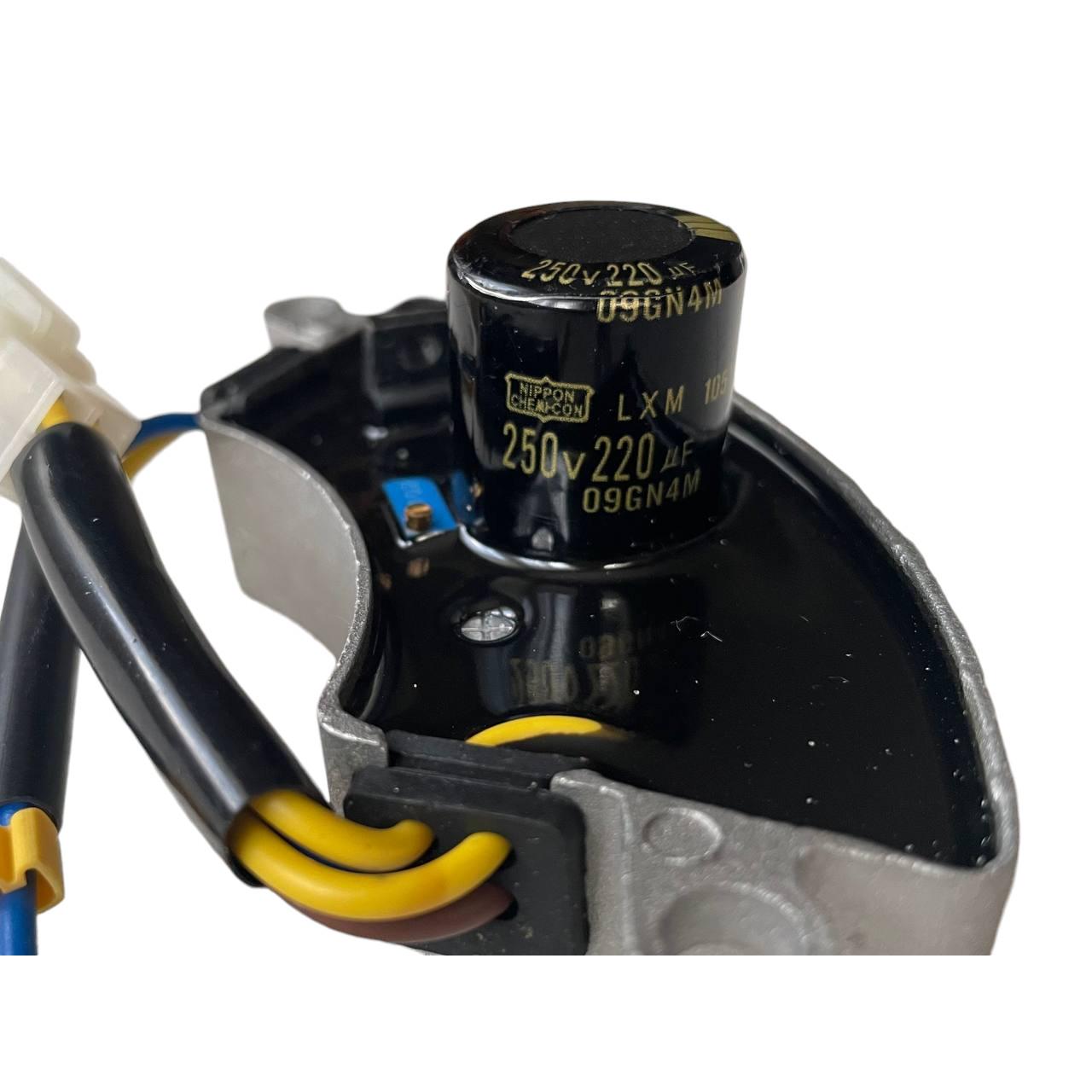 Регулятор напряжения AVR генератора 168 220V алюминий 250V 220мкф - фото 4 Регулятор напряжения AVR генератора 168 220V алюминий 250V 220мкф - фото 4