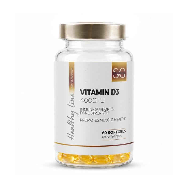 Витамин D3 4000 МЕ Sport Generation Vitamin D3 60 мягких капс.
