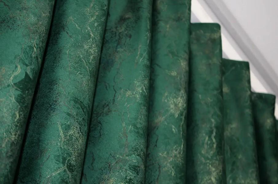Тканина для штор Афіна оксамит Зелений (1311ш) - фото 5 Тканина для штор Афіна оксамит Зелений (1311ш) - фото 5