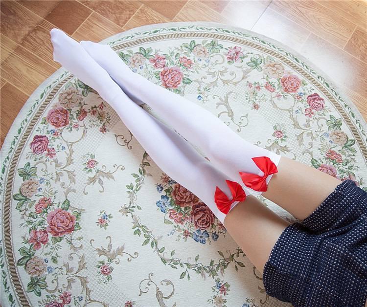 Панчохи з бантиком сяйво елегантності XS/S (K0133-1) - фото 5