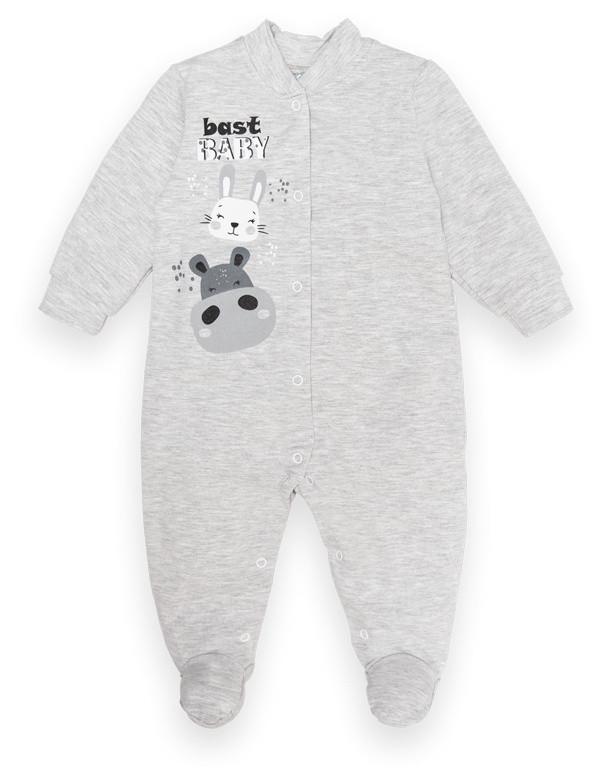 Комбинезон детский хлопковый для мальчика Gabbi KB-22-2-29 Baby 74 см Серый (13311) Комбинезон детский хлопковый для мальчика Gabbi KB-22-2-29 Baby 74 см Серый (13311)