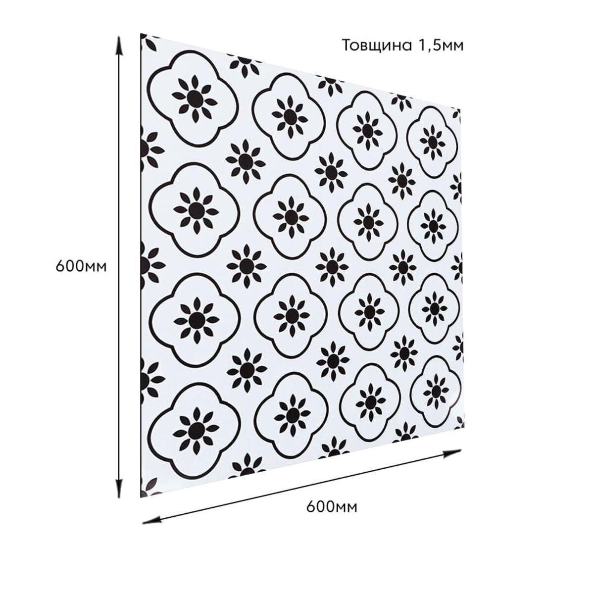 Плитка виниловая самоклеящаяся СВП-215 600x600x1,5 мм (3DPanda-2263) - фото 3