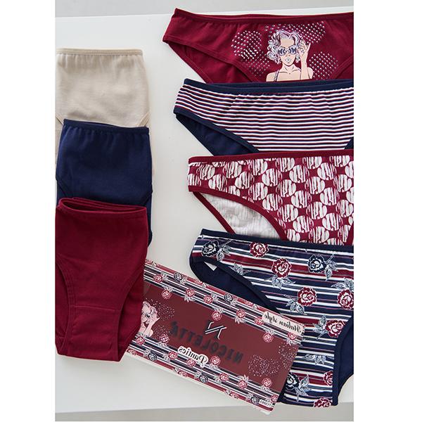 Набор женских трусиков Nicoletta 3XL 7 шт. Разноцветный (10169) - фото 3 Набор женских трусиков Nicoletta 3XL 7 шт. Разноцветный (10169) - фото 3