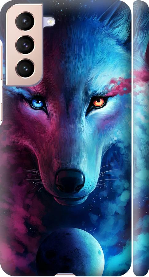 Чехол на Samsung Galaxy S21 Арт-волк (3999m-2114-42517)