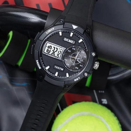 Наручний годинник з підсвічуванням Skmei 1761BKWT 3 ATM 49 мм Black - фото 4 Наручний годинник з підсвічуванням Skmei 1761BKWT 3 ATM 49 мм Black - фото 4