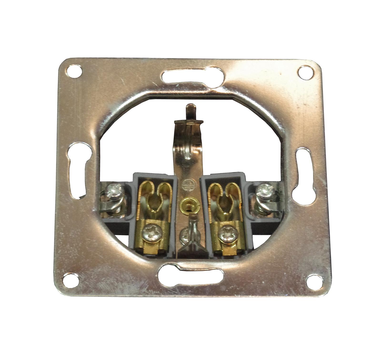 Розетка одинарная Smartfortec HS031G с защитными шторками Белый (44102) - фото 4