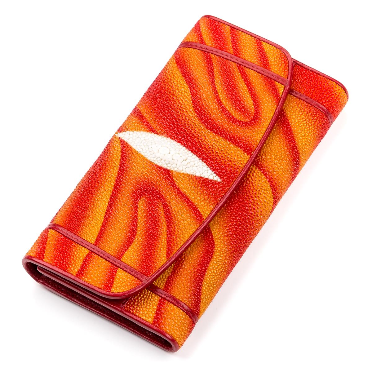 Кошелек женский Stingray leather 18086 кожа Красный