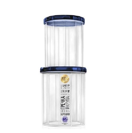 Набор пищевых контейнеров Stenson с резьбой 1 л/1,5 л d 12,5х15,5 см 2 пр. (AN012897)